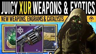 Destiny 2: XUR'S JUICY LOOT & NEW WEAPONS! Catalysts, Exotics, Engrams & Armor (29th Nov)