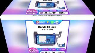 #EKIY For HONDA FIT JAZZ 2007-2013 Wireless CarPlay Android Auto Radio Car Multimedia Video Player
