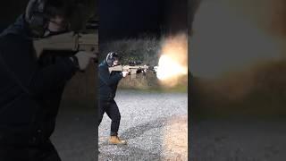 Scar 17 rapid FIRE massive Fireball #gun #fakegun #military