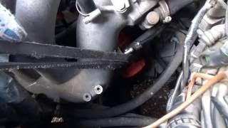 Как открутить масляный фильтр, oil filter remove Audi a4 b6 1,6l