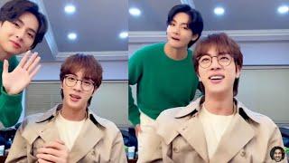 BTS V / Taehyung Surprise Appearance on Jin Vlog