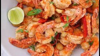 The BEST Salt and Pepper SHRIMP (Crispy Prawn Shrimp Recipe) so CRISPY!!