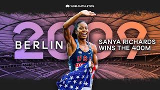 Sanya Richards-Ross  competes in epic 400m final | World Athletics Championships Berlin 2009