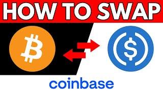 How to Swap / Convert BTC to USDC on Coinbase (2024)