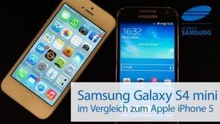 Samsung Galaxy S4 mini vs iPhone 5 Vergleich