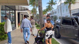 Palm Beach, Florida Walk : Worth Avenue, Ocean Blvd, The Breakers in February 2023