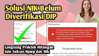 Cara Mengatasi NIK Anda Belum Di Verifikasi Youtube Adsense Terhadap Data DJP DGT NPWP