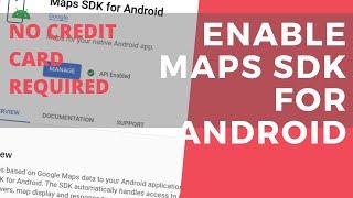 Enable Google Maps APIs without Billing/Credit Card