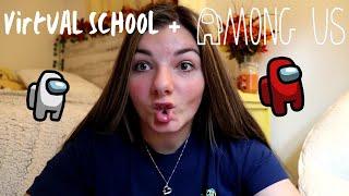 virtual school + among us | ava sander