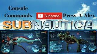 Subnautica | Console Commands | Reaper Leviathan & Sea Dragon