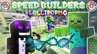 SPEED BUILDERS LOLLIPOPMC / НОВАЯ МИНИ-ИГРА / СПИДБИЛДЕРС / Minecraft Speed builders