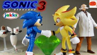 GERALD? Super Sonic the Hedgehog 3 Movie Super Shadow 2.5 Inch Jakks Pacific Action Figure Review