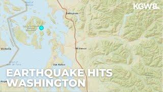 4.5 earthquake hits near the San Juan Islands in Washington