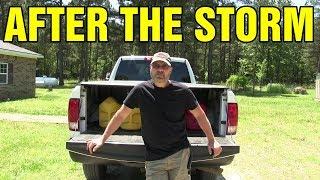 Tornadoes and storms in East Texas cleaning up and getting essentials