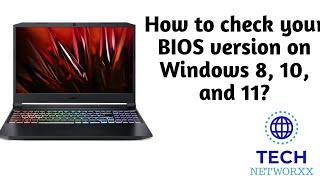 How to check your BIOS version on Windows 8, 10, and 11 || Check Your BIOS Version and Update it.