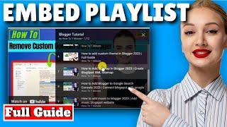 How to Embed a YouTube Playlist in WordPress [2024 UPDATED]