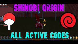 Shinobi Origin- All Active Codes!!