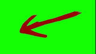 Animated Paint Arrow Green Screen - Анимированная краска СТРЕЛКА