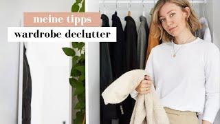 WARDROBE DECLUTTER | Minimalismus im Kleiderschrank: richtig aussortieren