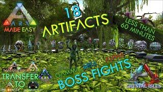  All 18 Artifact Locations | Crystal Isles | ARK: Made Easy