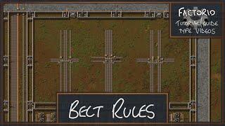 Factorio - Belt Rules