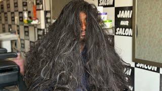 10 YEARS INSANE HAIR | Homeless to Incredible Man Makeover | inspiring Before & After