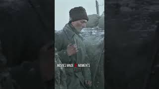 The only one in film history! The soldier threw the grenade after praying devoutly."Cold 1918"