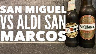 San Miguel Vs Aldi San Marcos Cerveza Rip Off Beer