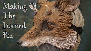 Making of: The Horned Fox (Papier mache mask)