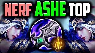 ASHE TOP IS BRUTAL (1 MISTAKE=KILL) - How to Play Ashe top For Beginners Season 14