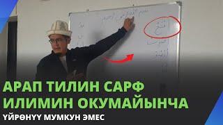 Арап тилин сарф илимин окумайынча үйрөнүү мумкун эмес | Юсуп Сайпиев