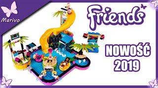 Lego Friends новый 2O19 !!! - 41374 Андреа в бассейне. Здание, блоки, семья Барби