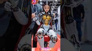 Humanoid Robot Girl 2025 - Inventor Repair Roboter, Live event #irc #shorts