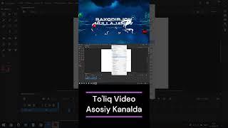 Adobe Animate Dasturida Nastroyka Oynasida Ishlash