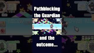 What happens if you use Path-blocker on a Guardian? #shorts #funny #100orangejuice