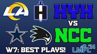 The BEST PLAYS of the Game! - Emmitt | HYH vs. Tyrell | NCC - 2024 LMFL Week 7 Supercut