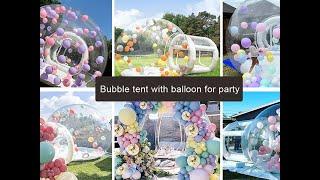 New inflatable bubble tent with balloon