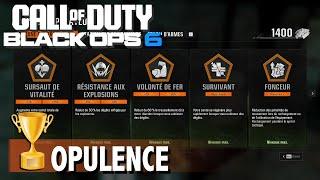 OPULENCE - AIDE ACHETER TOUTES LES AMÉLIORATIONS DE JOUEUR ET DE LA PLAQUE  CALL OF DUTY BLACK OPS 6