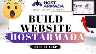 How To Build A Website With HostArmada (2024)  | HostArmada Tutorial!