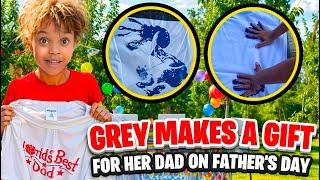 Grey makes a gift for her Dad on Father's Day 2020!