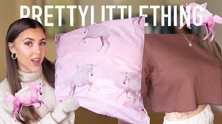 YOUTUBER PICKS MY PRETTY LITTLE THING OUTFITS 2021 | PLT TRY ON HAUL FT DONATELLA BUTT