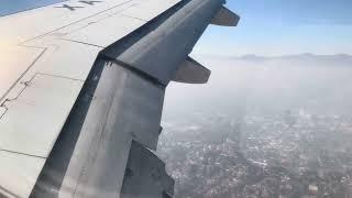 Landing in Mexico City (MEX) AeroMéxico