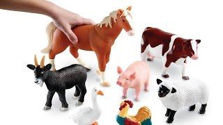 Jumbo Farm Animals for imaginative play by Learning Resources UK