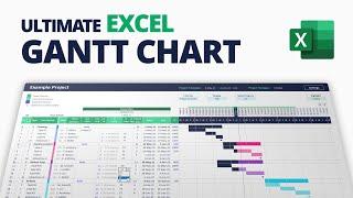 How to create Ultimate Excel Gantt Chart for Project Management (with Smart Dependency Engine)