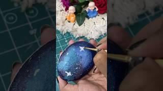 A galaxy in the palm of my hand.          #diy #art #ytshorts