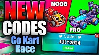 Go Kart Race CODES - ROBLOX JULY 2024