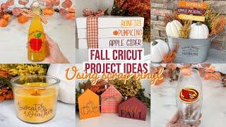 FALL CRICUT PROJECT IDEAS USING SCRAP VINYL | 7 PROJECTS