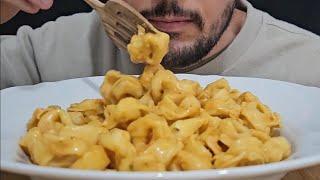 ASMR Tortellini with Sauce Eating Sounds (No Talking)