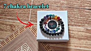 7 chakra bracelet unboxing || Cold lava studio |@ColdLavaStudio