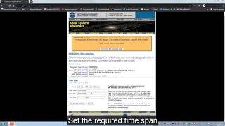 Calculation of the solar elevation and azimuth